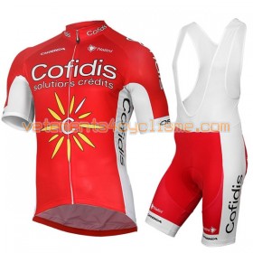 Tenue Cycliste et Cuissard à Bretelles Femme 2017 Cofidis Pro Team N001