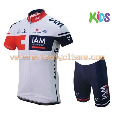 Tenue Cycliste et Cuissard à Bretelles Enfant 2016 IAM Cycling N009