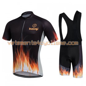 Tenue Cycliste et Cuissard à Bretelles 2016 Baishiqi N003