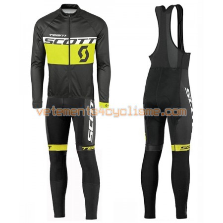 Tenue Cycliste Manches Longues et Collant à Bretelles 2016 Scott N002