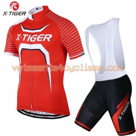 Tenue Cycliste et Cuissard à Bretelles 2017 X-Tiger N015