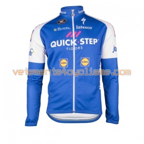 Maillot vélo 2017 Quick-Step Floors Manches Longues N001