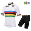 Tenue Cycliste et Cuissard Enfant 2017 UCI World Champion Rainbow