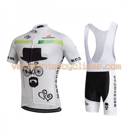 Tenue Cycliste et Cuissard à Bretelles 2017 Aozhidian N015