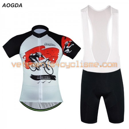 Tenue Cycliste et Cuissard à Bretelles 2017 Aogda N031
