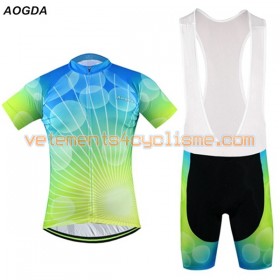 Tenue Cycliste et Cuissard à Bretelles Femme 2017 Aogda N009
