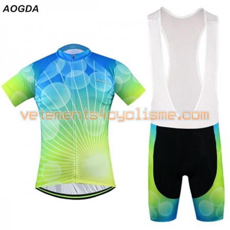 Tenue Cycliste et Cuissard à Bretelles Femme 2017 Aogda N009