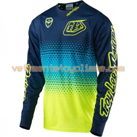 Maillots VTT/Motocross 2017 Troy Lee Designs TLD SE Starburst Manches Longues N002