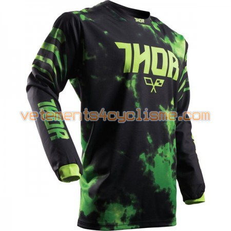 Maillots VTT/Motocross 2017 Thor Pulse TyDy Manches Longues N001