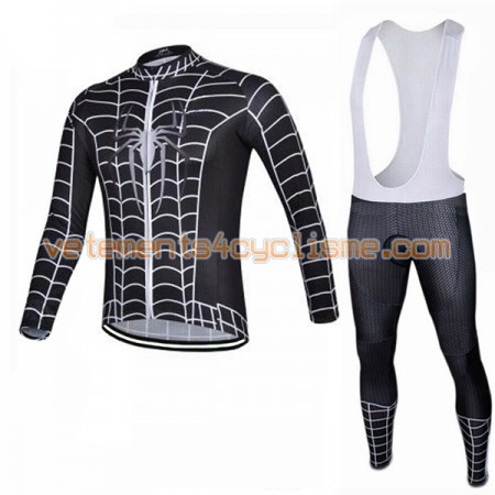 Tenue Cycliste Manches Longues et Collant à Bretelles 2017 Super Hero Brand N012