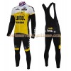 Tenue Cycliste Manches Longues et Collant à Bretelles 2016 LottoNL-Jumbo N001