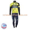 Tenue Cycliste Manches Longues et Collant à Bretelles 2017 Wb Veranclassic Aquality Hiver Thermal Fleece N001