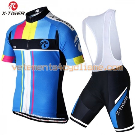 Tenue Cycliste et Cuissard à Bretelles 2017 X-Tiger N005