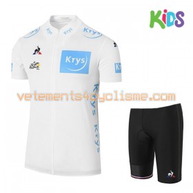 Tenue Cycliste Blanc et Cuissard Enfant 2017 Tour de France