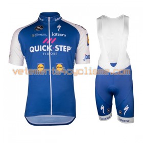 Tenue Cycliste et Cuissard à Bretelles Femme 2017 Quick-Step Floors N001