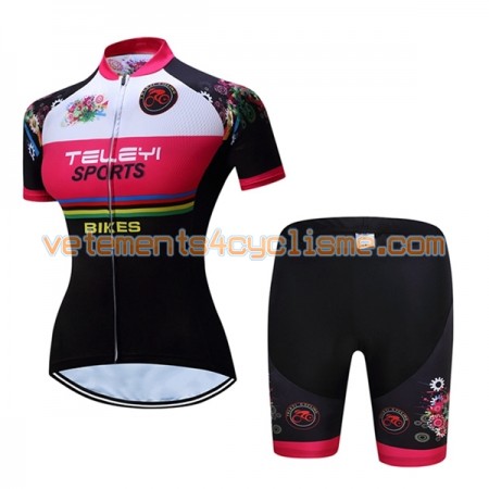 Tenue Cycliste et Cuissard Femme 2017 Teleyi N009