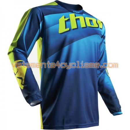 Maillots VTT/Motocross 2017 Thor Pulse Velow Manches Longues N002
