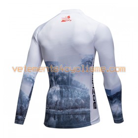 Maillot vélo 2017 Aozhidian Manches Longues N026