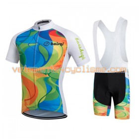 Tenue Cycliste et Cuissard à Bretelles 2016 Baishiqi Brand N015