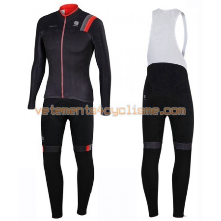 Tenue Cycliste Manches Longues et Collant à Bretelles 2016 Sportful N001