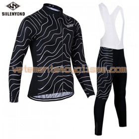 Tenue Cycliste Manches Longues et Collant à Bretelles 2017 Siilenyond N014