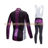 Tenue Cycliste Manches Longues et Collant à Bretelles Femme 2017 Aozhidian N002