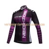 Tenue Cycliste Manches Longues et Collant à Bretelles Femme 2017 Aozhidian N002
