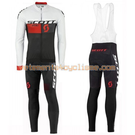 Tenue Cycliste Manches Longues et Collant à Bretelles 2016 Scott N009