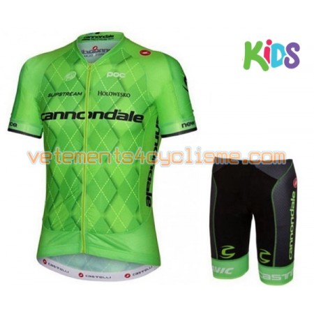 Tenue Cycliste et Cuissard à Bretelles Enfant 2016 Cannondale-Drapac N018