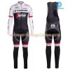 Tenue Cycliste Manches Longues et Collant à Bretelles 2016 Trek-Segafredo Hiver Thermal Fleece N001