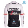 Tenue Cycliste Manches Longues et Collant à Bretelles 2016 Trek-Segafredo Hiver Thermal Fleece N001