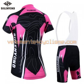Tenue Cycliste et Cuissard à Bretelles Femme 2017 Siilenyond N005