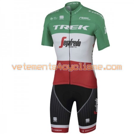 Tenue Cycliste et Cuissard à Bretelles 2017 Trek-Segafredo Championnats dItalie
