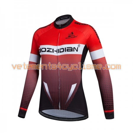 Maillot vélo Femme 2017 Aozhidian Manches Longues N001