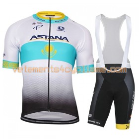 Tenue Cycliste et Cuissard à Bretelles Femme 2017 Astana Pro Team N002