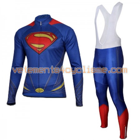 Tenue Cycliste Manches Longues et Collant à Bretelles 2017 Super Hero Brand N008