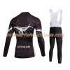 Tenue Cycliste Manches Longues et Collant à Bretelles 2017 Aozhidian N018