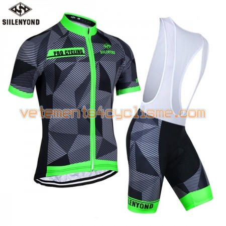 Tenue Cycliste et Cuissard à Bretelles 2017 Siilenyond N031