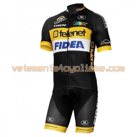 Tenue Cycliste et Cuissard à Bretelles 2017 Telenet Fidea Lions N001