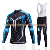Tenue Cycliste Manches Longues et Collant à Bretelles 2017 Aozhidian N022