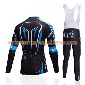 Tenue Cycliste Manches Longues et Collant à Bretelles 2017 Aozhidian N022