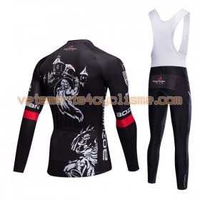 Tenue Cycliste Manches Longues et Collant à Bretelles 2017 Aozhidian N025