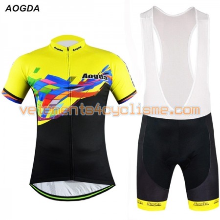 Tenue Cycliste et Cuissard à Bretelles 2017 Aogda N013