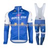 Tenue Cycliste Manches Longues et Collant à Bretelles 2017 Quick-Step Floors N001
