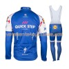 Tenue Cycliste Manches Longues et Collant à Bretelles 2017 Quick-Step Floors N001