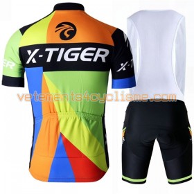 Tenue Cycliste et Cuissard à Bretelles 2017 X-Tiger N018