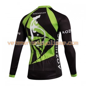 Maillot vélo 2017 Aozhidian Manches Longues N012