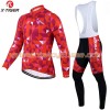 Tenue Cycliste Manches Longues et Collant à Bretelles 2017 X-Tiger N010