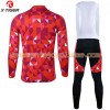 Tenue Cycliste Manches Longues et Collant à Bretelles 2017 X-Tiger N010