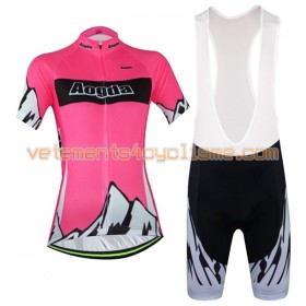 Tenue Cycliste et Cuissard à Bretelles Femme 2017 Aogda N008